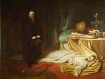 Seni at the Dead Body of Wallenstein, 1855-Carl Theodor von Piloty-Framed Giclee Print