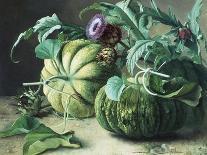A Still Life of Pumpkins and Artichokes-Carl Vilhelm Balsgaard-Giclee Print