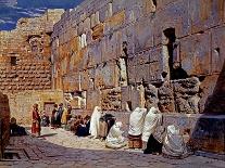 The Wailing Wall, Jerusalem, Israel-Carl Werner-Framed Premier Image Canvas