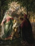 Dante and Beatrice-Carl Wilhelm Friederich Oesterly-Premier Image Canvas