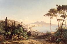 Palermo with Mount Pellegrino, C.1850-Carl Wilhelm Goetzloff-Giclee Print