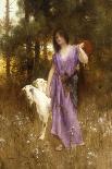 The Shepherdess-Carl Wunnenberg-Framed Premier Image Canvas