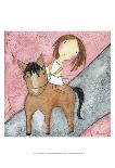 Pink Horse-Carla Sonheim-Mounted Print