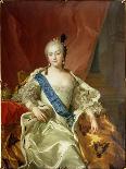 Portrait of Louis XV in Armour-Carle van Loo-Giclee Print