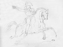 'Napoleon on Horseback', c18th century-Carle Vernet-Giclee Print