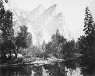 The Three Brothers, 4480 ft., Yosemite-Carleton E Watkins-Giclee Print