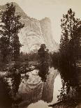 Taysayac, Half Dome, 4967 Ft, Yosemite, 1861 (Mammoth Plate Albumen Print)-Carleton Emmons Watkins-Framed Giclee Print