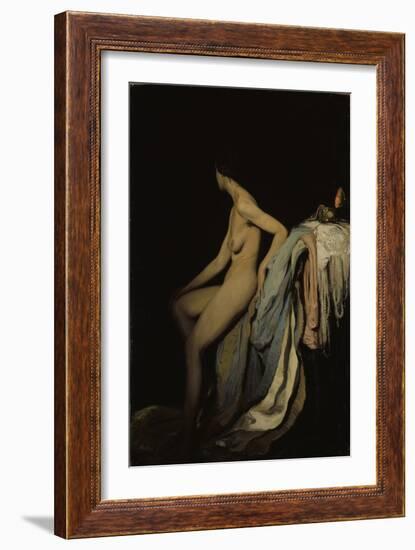 Carlina, 1909 (Oil on Canvas)-William Nicholson-Framed Giclee Print