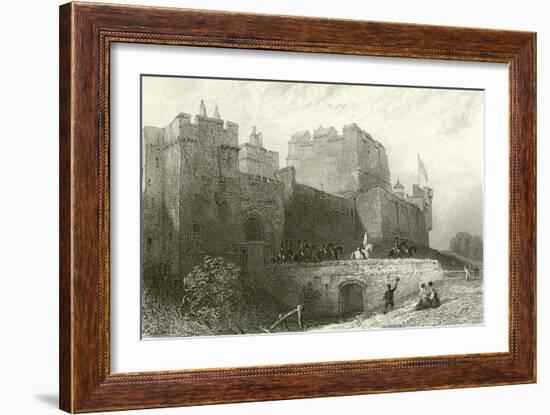 Carlisle Castle, Cumberland-Thomas Allom-Framed Giclee Print