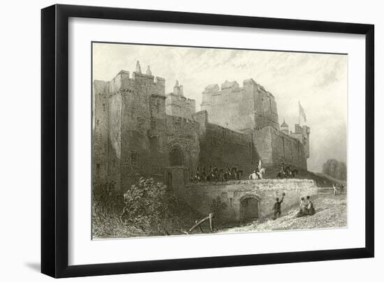 Carlisle Castle, Cumberland-Thomas Allom-Framed Giclee Print