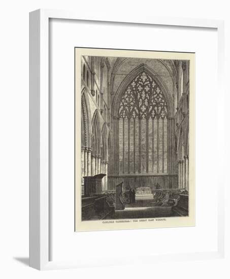 Carlisle Cathedral, the Great East Window-null-Framed Giclee Print