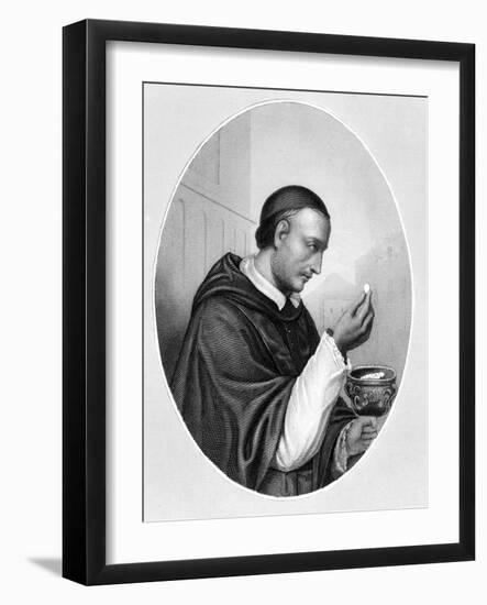 Carlo Borromeo at Mass-null-Framed Art Print