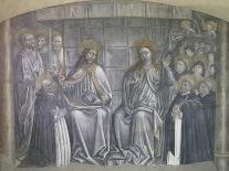 Christ Giving World to Saint Dominic in Presence of Virgin Mary-Carlo Brancaccio-Giclee Print
