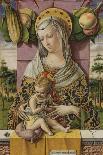 Madonna's Face, Detail from Central Panel of Triptych of Camerino-Carlo Crivelli-Giclee Print