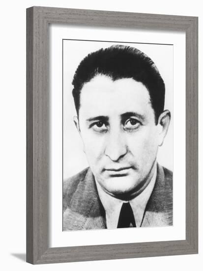 Carlo Gambino, an Italian-Born American Gangster Was Boss of the Gambino Crime Family-null-Framed Photo