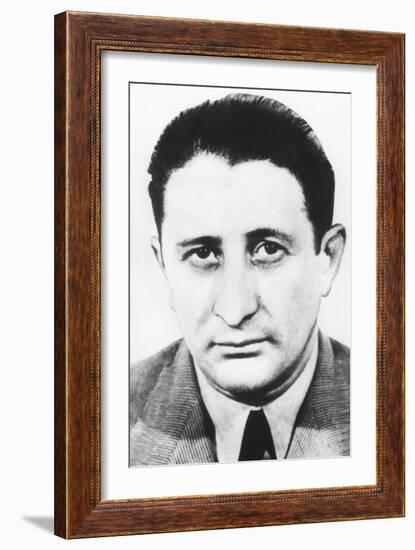 Carlo Gambino, an Italian-Born American Gangster Was Boss of the Gambino Crime Family-null-Framed Photo