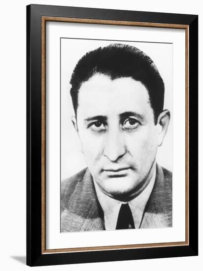 Carlo Gambino, an Italian-Born American Gangster Was Boss of the Gambino Crime Family-null-Framed Photo