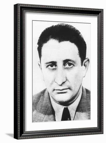 Carlo Gambino, an Italian-Born American Gangster Was Boss of the Gambino Crime Family-null-Framed Photo