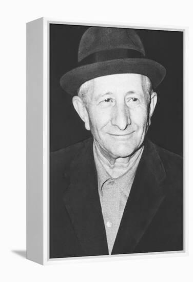 Carlo Gambino Mafia 'Boss of All Bosses' in New York, Ca. 1972-null-Framed Stretched Canvas