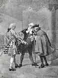 Scene from Comedy Loving Servant-Carlo Goldoni-Framed Giclee Print