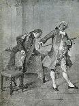 Scene from Comedy Loving Servant-Carlo Goldoni-Framed Giclee Print