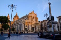 Catania Cathedral, dedicated to Saint Agatha, Catania, Sicily, Italy, Europe-Carlo Morucchio-Photographic Print