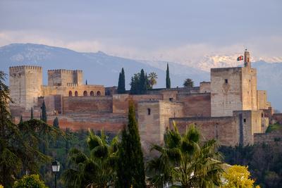 Wall Art Print, GRANADA City /Spain: #2 Romantic Old Scenes: Drawing S.XIX