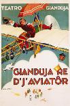 Gianduja Re D'J'Aviator Poster-Carlo Nicco-Framed Premium Giclee Print