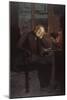 Carlo Rotta (In Brooding and Melancholy Pose)-Giovanni Segantini-Mounted Art Print
