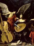 St Cecilia and the Angel-Carlo Saraceni-Giclee Print