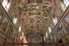 The Sistine Chapel by Michelangelo in the Vatican Museums, Rome, Lazio, Italy, Europe-Carlo-Laminated Photographic Print