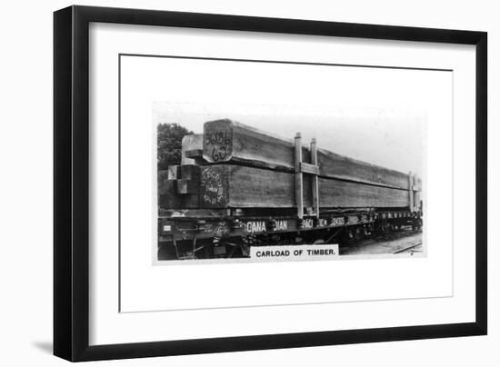 Carload of Douglas Fir, Canada, C1920S-null-Framed Giclee Print