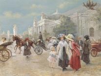 A Rendez-Vous Near the Grand Palais-Carlos Alonso Perez-Framed Giclee Print