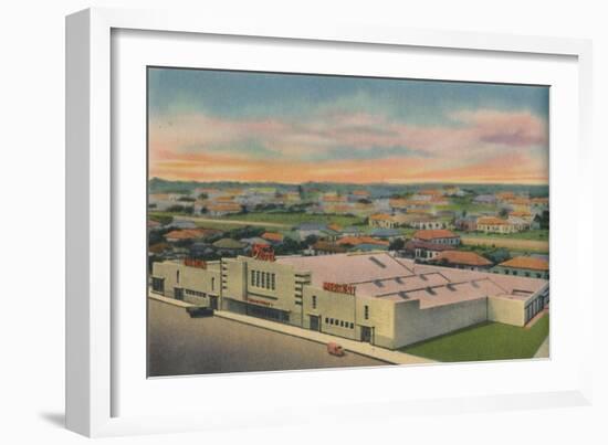 'Carlos Dieppa Building, Ford, Mercury, Lincoln Service, Barranquilla', c1940s-Unknown-Framed Giclee Print