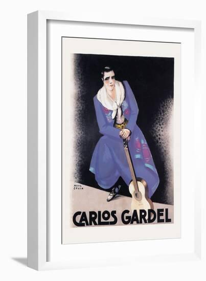 Carlos Gardel-null-Framed Art Print