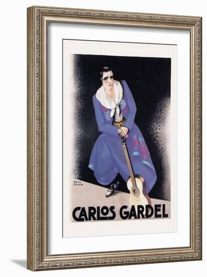 Carlos Gardel-null-Framed Art Print