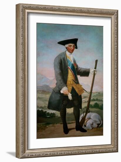 Carlos III (1716-1788)In Hunting Costume-Suzanne Valadon-Framed Giclee Print