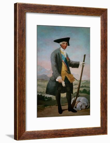 Carlos III (1716-1788)In Hunting Costume-Suzanne Valadon-Framed Giclee Print