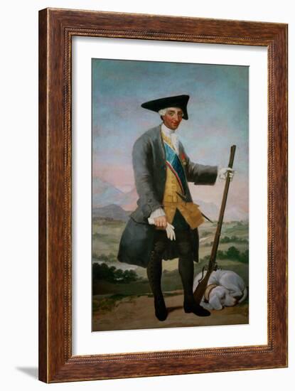 Carlos III (1716-1788)In Hunting Costume-Suzanne Valadon-Framed Giclee Print