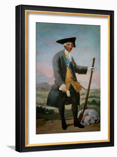 Carlos III (1716-1788)In Hunting Costume-Suzanne Valadon-Framed Giclee Print