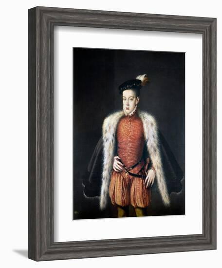 Carlos, Prince Of Asturias-Alonso Sanchez Coello-Framed Premium Giclee Print