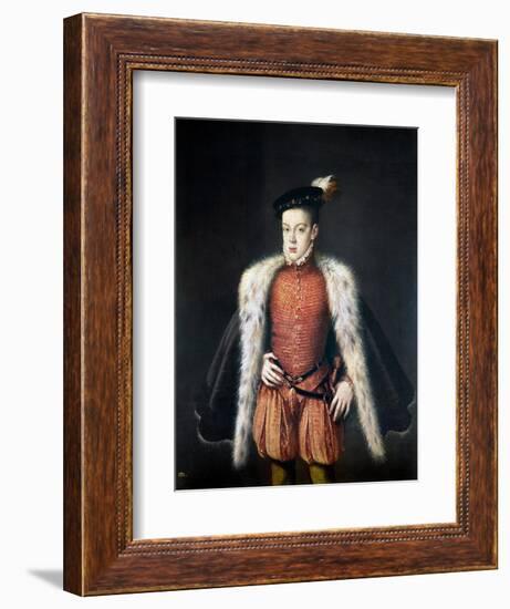 Carlos, Prince Of Asturias-Alonso Sanchez Coello-Framed Premium Giclee Print