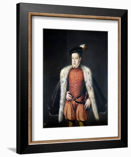 Carlos, Prince Of Asturias-Alonso Sanchez Coello-Framed Premium Giclee Print