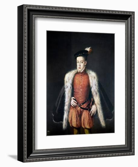 Carlos, Prince Of Asturias-Alonso Sanchez Coello-Framed Premium Giclee Print