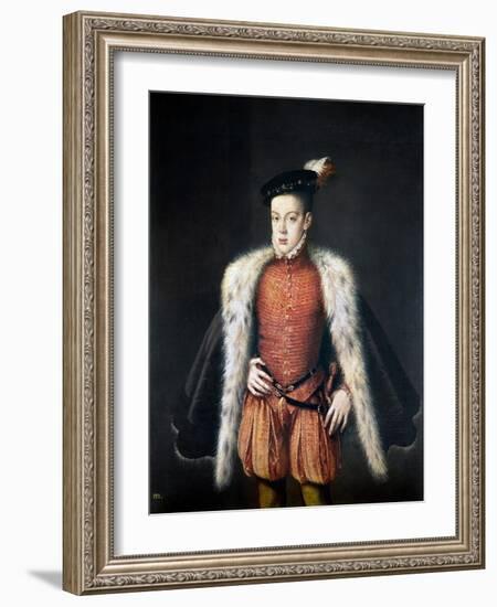 Carlos, Prince Of Asturias-Alonso Sanchez Coello-Framed Giclee Print