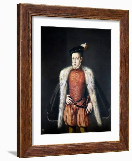 Carlos, Prince Of Asturias-Alonso Sanchez Coello-Framed Giclee Print