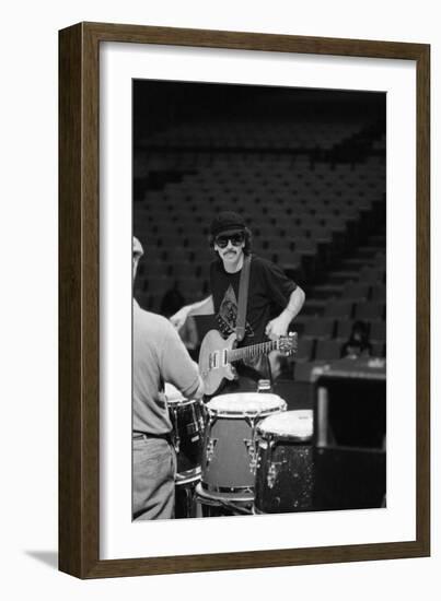 Carlos Santana, Rfh London, 1988-Brian O'Connor-Framed Photographic Print