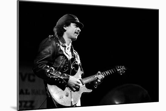 Carlos Santana, Rfh London, 1988-Brian O'Connor-Mounted Photographic Print