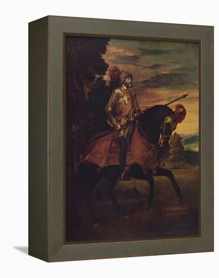 'Carlos V En La Batalla De Muhlberg', (Carlos V at the Battle of Muhlberg), 1548, (c1934)-Paolo Veronese-Framed Premier Image Canvas