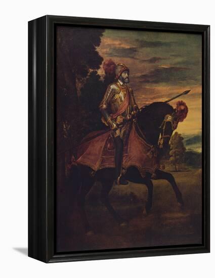 'Carlos V En La Batalla De Muhlberg', (Carlos V at the Battle of Muhlberg), 1548, (c1934)-Paolo Veronese-Framed Premier Image Canvas
